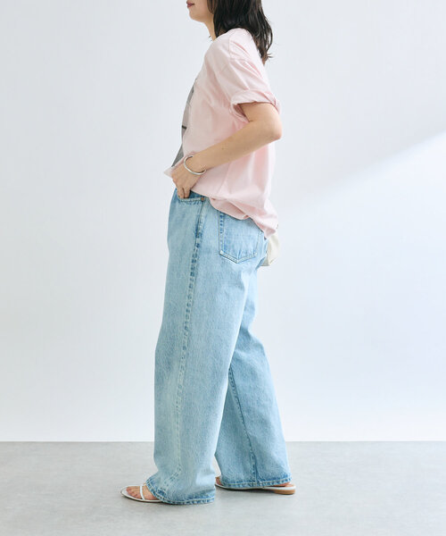 RIVE DROITE(リヴドロワ)の「【こなれ感◎】PhotoTee(Tシャツ/カットソー・レディース・オフホワイト/ピンク・FREE)」の11枚目の写真