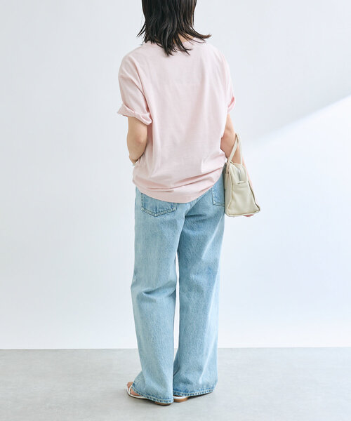 RIVE DROITE(リヴドロワ)の「【こなれ感◎】PhotoTee(Tシャツ/カットソー・レディース・オフホワイト/ピンク・FREE)」の12枚目の写真