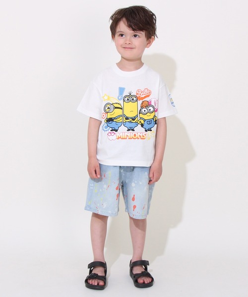 MINIONS(ミニオンズ)の「【綿100%】 親子お揃い ミニオン キャラクター Tシャツ 0456K(Tシャツ/カットソー・キッズ・ホワイト・110cm/100cm/120cm/130cm/140cm)」の4枚目の写真