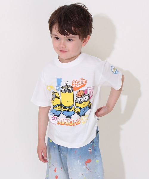 MINIONS(ミニオンズ)の「【綿100%】 親子お揃い ミニオン キャラクター Tシャツ 0456K(Tシャツ/カットソー・キッズ・ホワイト・110cm/100cm/120cm/130cm/140cm)」の6枚目の写真
