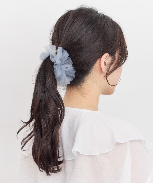 バレッタ　ヘアゴム　バナナクリップ27点　まとめ売り セール】カラーチュールバナナクリップ（バレッタ/ヘアクリップ