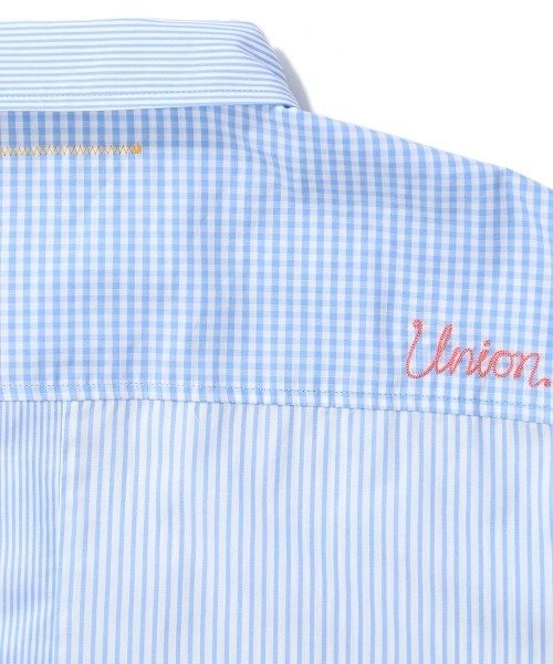 UNION(UNION TOKYO)(ユニオン)の「UNION REED SS WOVEN ユニオントーキョー(シャツ/ブラウス・メンズ・サックスブルー・MEDIUM/SMALL/X-LARGE/LARGE)」の12枚目の写真