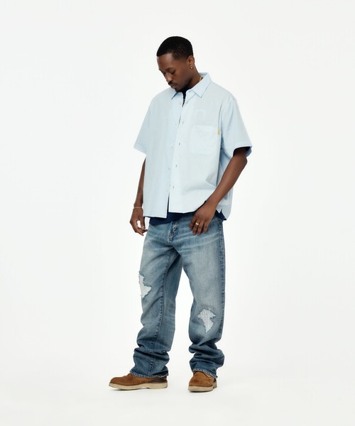UNION(UNION TOKYO)(ユニオン)の「UNION REED SS WOVEN ユニオントーキョー(シャツ/ブラウス・メンズ・サックスブルー・MEDIUM/SMALL/X-LARGE/LARGE)」の19枚目の写真
