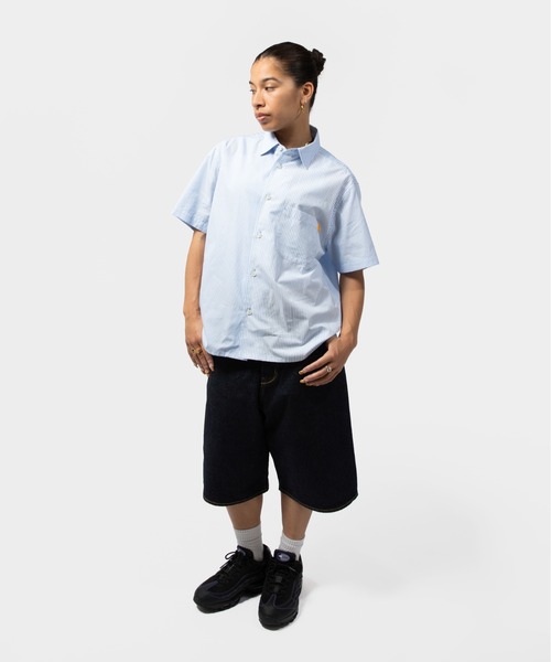 UNION(UNION TOKYO)(ユニオン)の「UNION REED SS WOVEN ユニオントーキョー(シャツ/ブラウス・メンズ・サックスブルー・MEDIUM/SMALL/X-LARGE/LARGE)」の3枚目の写真