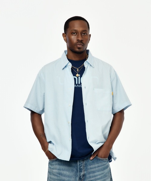 UNION(UNION TOKYO)(ユニオン)の「UNION REED SS WOVEN ユニオントーキョー(シャツ/ブラウス・メンズ・サックスブルー・MEDIUM/SMALL/X-LARGE/LARGE)」の15枚目の写真