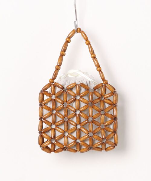 apres jour clair】ウッドビーズバッグ（和装小物）｜apres jour clair