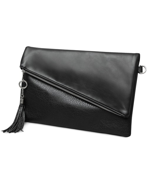 REGiSTA（レジスタ）の「REGiSTA スエードクラッチバッグ（クラッチバッグ・メンズ・ブラック系その他/グレー/ブラック・FREE）」の12枚目の写真