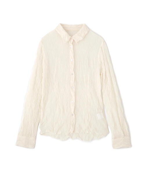 FREE'S MART（フリーズマート）の「◆シアースリムシャツ（シャツ/ブラウス・レディース・ブルー系その他/ホワイト/ブラウン・FREE）」の20枚目の写真