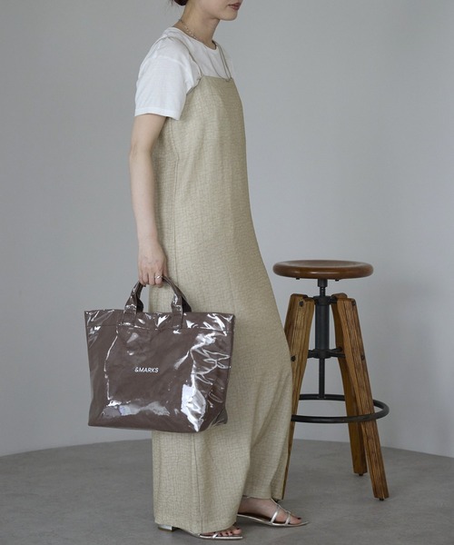 バニ様 確認ページ メタリックビニールトート N16【ビニールバッグ】軽量・大容量クラフトペーパービニール