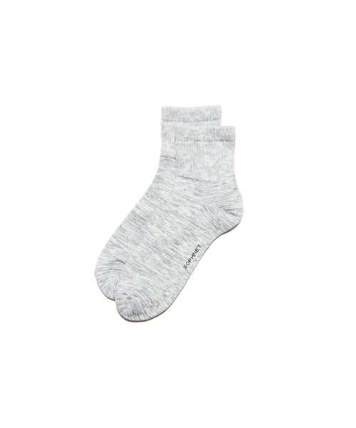 SOPHNET.（ソフネット）の「備長炭 SHORT SOCKS（ソックス/靴下・メンズ・グレー/ホワイト/ブラック・2/3）」の2枚目の写真