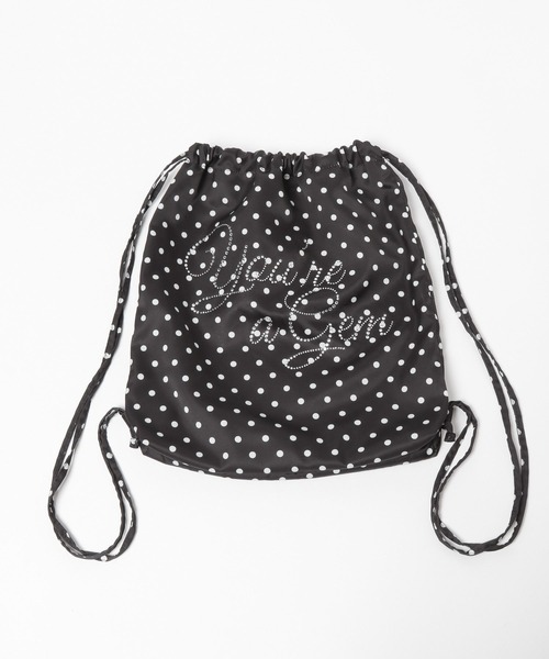 FOREVER 21（フォーエバー トゥエンティーワン）の「【2025SS】ラインストーンナップサック（バックパック/リュック・レディース・ブラック/ブルー・FREE）」の11枚目の写真