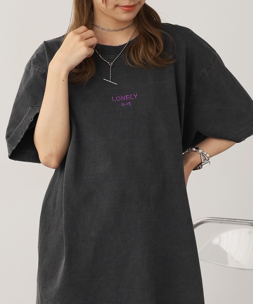 LONELY/論理（ロンリー）の「LONELY(論理)/ロンリー BAKE NEKO TEE Tシャツ（Tシャツ/カットソー・メンズ・ホワイト/レッド/ブラック・M/L/XL）」の3枚目の写真