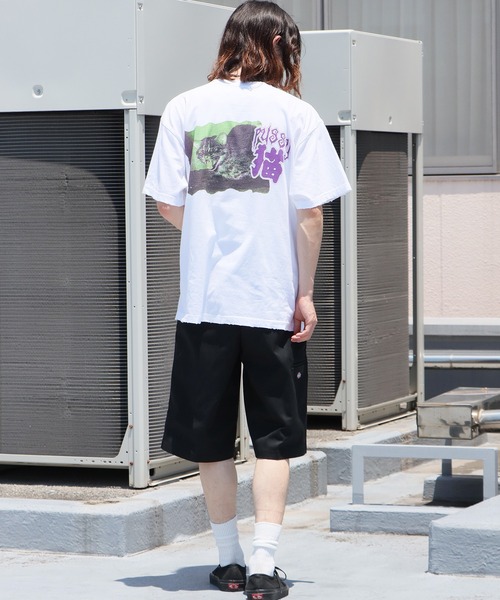 LONELY/論理（ロンリー）の「LONELY(論理)/ロンリー BAKE NEKO TEE Tシャツ（Tシャツ/カットソー・メンズ・ホワイト/レッド/ブラック・M/L/XL）」の8枚目の写真