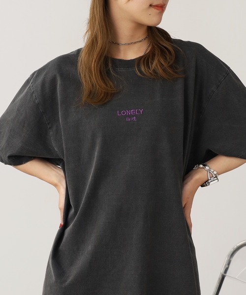LONELY/論理（ロンリー）の「LONELY(論理)/ロンリー BAKE NEKO TEE Tシャツ（Tシャツ/カットソー・メンズ・ホワイト/レッド/ブラック・M/L/XL）」の11枚目の写真