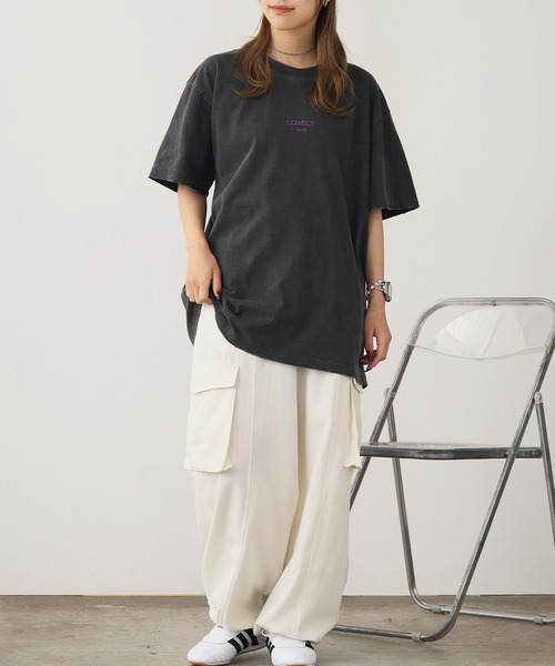 LONELY/論理（ロンリー）の「LONELY(論理)/ロンリー BAKE NEKO TEE Tシャツ（Tシャツ/カットソー・メンズ・ホワイト/レッド/ブラック・M/L/XL）」の12枚目の写真