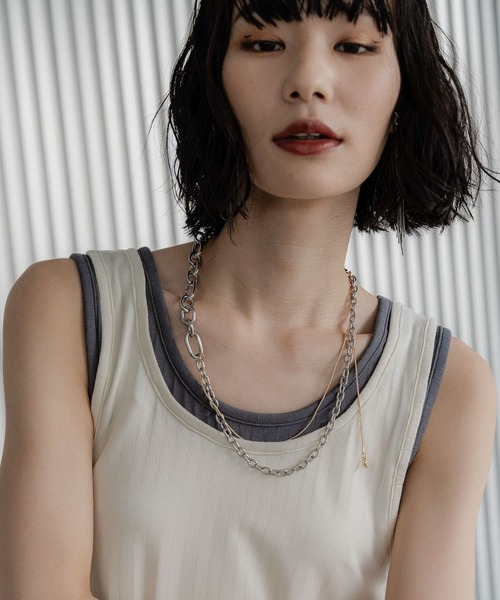 HARE（ハレ）の「MIXチェーンラリエットネックレス(HARE)（ネックレス・レディース・シルバー/シルバー系その他・FREE）」の12枚目の写真