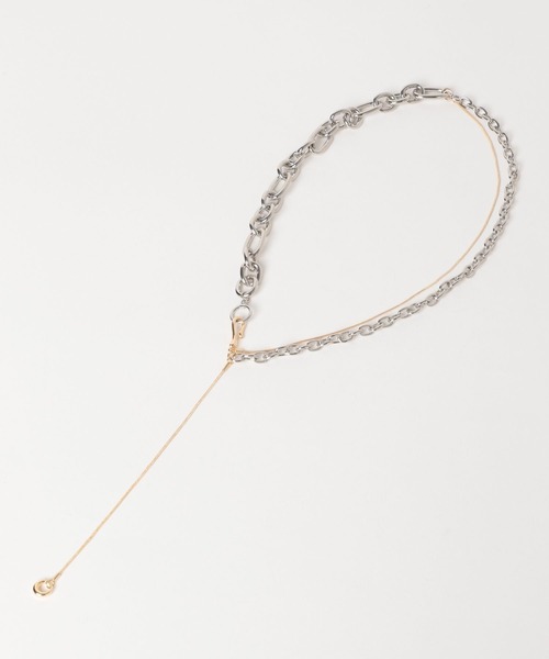 HARE（ハレ）の「MIXチェーンラリエットネックレス(HARE)（ネックレス・レディース・シルバー/シルバー系その他・FREE）」の19枚目の写真