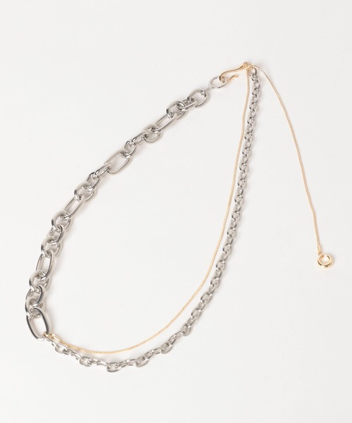 HARE（ハレ）の「MIXチェーンラリエットネックレス(HARE)（ネックレス・レディース・シルバー/シルバー系その他・FREE）」の21枚目の写真