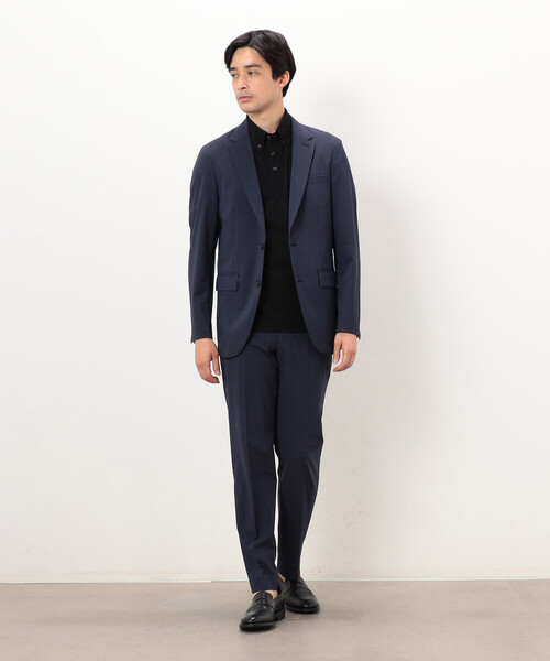 COMME CA ISM（コムサイズム）の「【吸水速乾】カノコポロシャツ（ポロシャツ・メンズ・ブルー/ブラック/ネイビー/ホワイト・MEDIUM/LARGE/X-LARGE）」の7枚目の写真