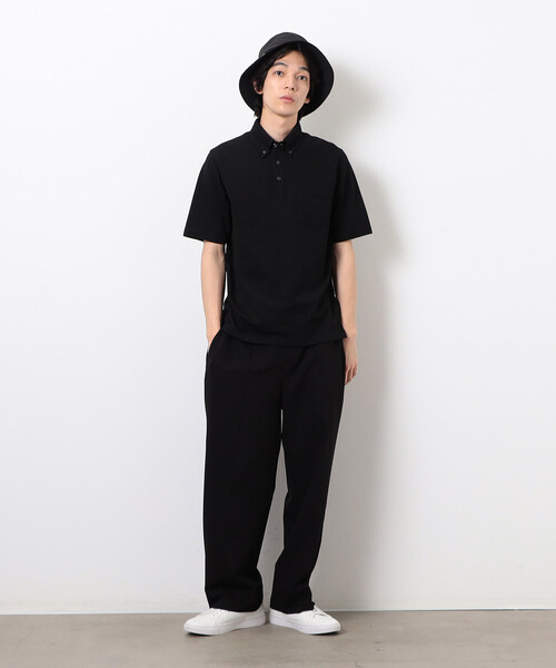 COMME CA ISM（コムサイズム）の「【吸水速乾】カノコポロシャツ（ポロシャツ・メンズ・ブルー/ブラック/ネイビー/ホワイト・MEDIUM/LARGE/X-LARGE）」の10枚目の写真