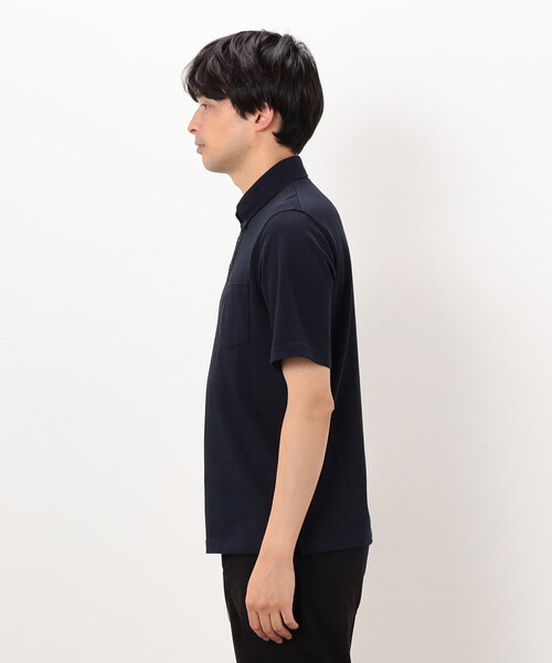 COMME CA ISM(コムサイズム)の「【吸水速乾】カノコポロシャツ(ポロシャツ・メンズ・ブルー/ブラック/ネイビー/ホワイト・MEDIUM/LARGE/X-LARGE)」の17枚目の写真