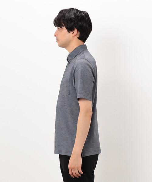 COMME CA ISM(コムサイズム)の「【吸水速乾】カノコポロシャツ(ポロシャツ・メンズ・ブルー/ブラック/ネイビー/ホワイト・MEDIUM/LARGE/X-LARGE)」の18枚目の写真