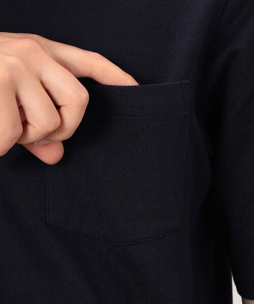 COMME CA ISM（コムサイズム）の「【吸水速乾】カノコポロシャツ（ポロシャツ・メンズ・ブルー/ブラック/ネイビー/ホワイト・MEDIUM/LARGE/X-LARGE）」の20枚目の写真