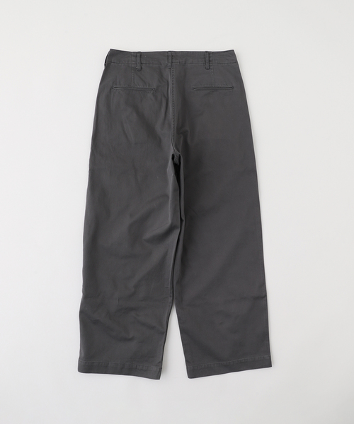 GOLD（ゴールド）の「GOLD / ゴールド SELVEDGE WEAPON WIDE TROUSERS（チノパンツ・メンズ・グレー/ベージュ系その他・LARGE/MEDIUM）」の3枚目の写真