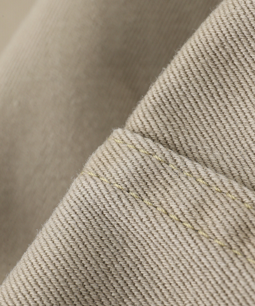 GOLD（ゴールド）の「GOLD / ゴールド SELVEDGE WEAPON WIDE TROUSERS（チノパンツ・メンズ・グレー/ベージュ系その他・LARGE/MEDIUM）」の8枚目の写真