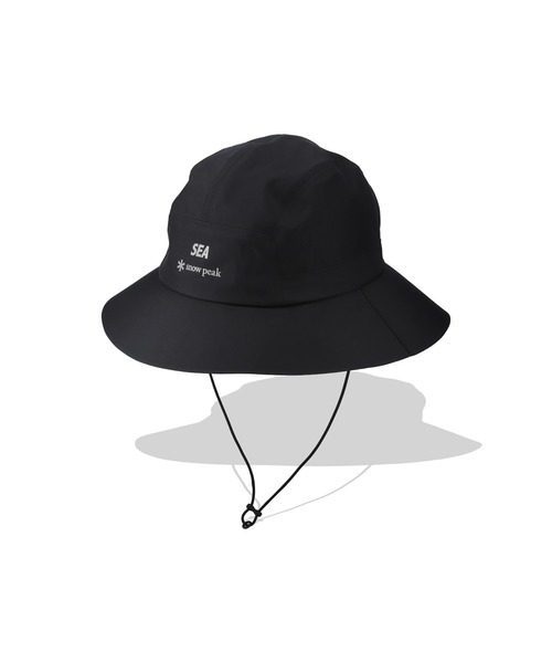 Snow Peak（スノーピーク）の「snow peak x WDS GORE-TEX(R) Rain Hat（ハット・メンズ・ライトカーキ/ブラック・F）」の2枚目の写真