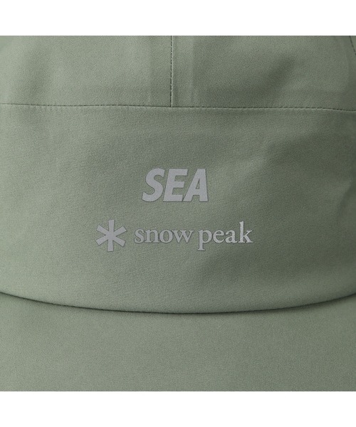 Snow Peak（スノーピーク）の「snow peak x WDS GORE-TEX(R) Rain Hat（ハット・メンズ・ライトカーキ/ブラック・F）」の7枚目の写真