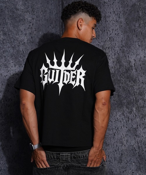 GUIDER（ガイダー）の「【GUIDER】クラウン グラフィック Tシャツ / Crown Graphic T-Shirt（Tシャツ/カットソー・メンズ・ネイビー/ブラック/ホワイト・L/M/S）」の2枚目の写真