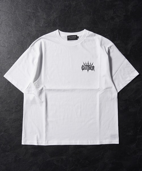 GUIDER（ガイダー）の「【GUIDER】クラウン グラフィック Tシャツ / Crown Graphic T-Shirt（Tシャツ/カットソー・メンズ・ネイビー/ブラック/ホワイト・L/M/S）」の5枚目の写真