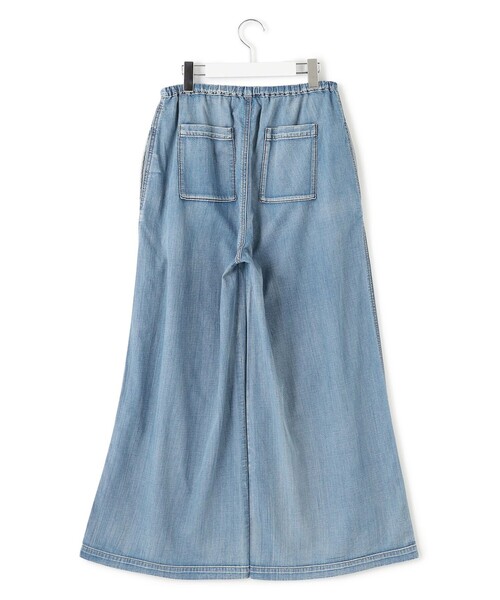 J.PRESS YORK STREET（ジェイプレスヨークストリート）の「【WOMEN】ダンガリーワイド デニムパンツ（その他パンツ・レディース・ネイビー系/ダルブルー系・F）」の3枚目の写真