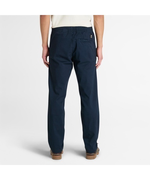 Timberland(ティンバーランド)の「ツイル ジョガー パンツ メンズ(その他パンツ・メンズ・ダークブルー・SMALL/MEDIUM/LARGE/X-LARGE/XX-LARGE)」の3枚目の写真