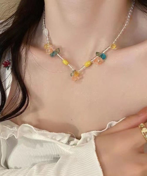 TONE SELECT GOODS(トーンセレクトグッズ)の「【urge select】カラフル POP チャーム ビーズ ネックレス【10パターン展開】(ネックレス・レディース・その他4/その他7/その他9/その他6/その他1/その他2/その他3/その他5/その他8/その他10・FREE)」の6枚目の写真