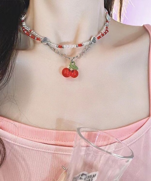 TONE SELECT GOODS(トーンセレクトグッズ)の「【urge select】カラフル POP チャーム ビーズ ネックレス【10パターン展開】(ネックレス・レディース・その他4/その他7/その他9/その他6/その他1/その他2/その他3/その他5/その他8/その他10・FREE)」の7枚目の写真