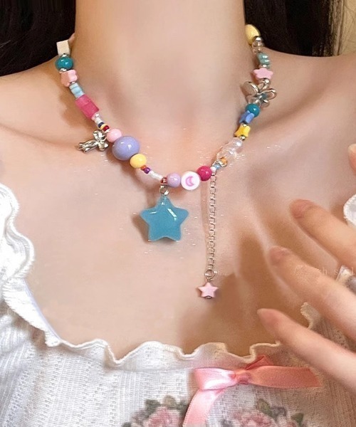 TONE SELECT GOODS(トーンセレクトグッズ)の「【urge select】カラフル POP チャーム ビーズ ネックレス【10パターン展開】(ネックレス・レディース・その他4/その他7/その他9/その他6/その他1/その他2/その他3/その他5/その他8/その他10・FREE)」の9枚目の写真