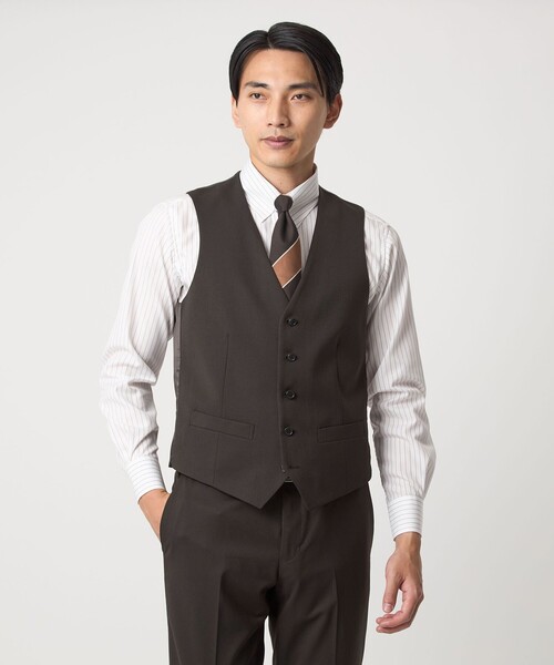 GREEN LABEL RELAXING 黒 ベスト green label relaxing ベスト ジレ レース レディース