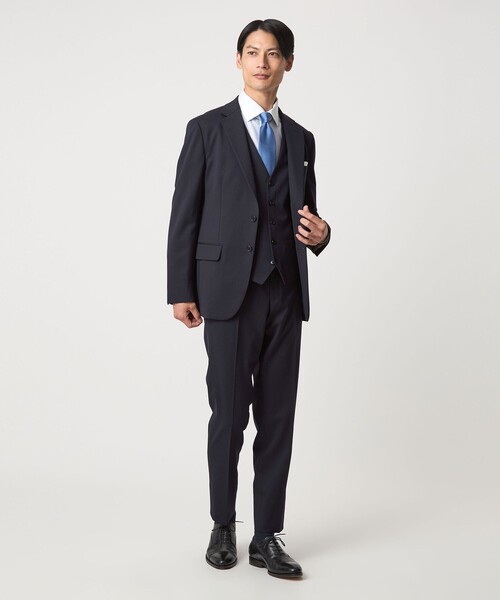 Green Label Relaxingセットアップスーツ40 L相当 手洗可⑤ green label relaxing セットアップ 「WEB限定」JUST fit