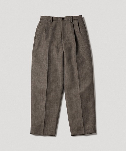 ADAM ET ROPE'（アダムエロペ）の「ダブルフェイス シャークスキンスラックス（スラックス・メンズ・グレー・L/M）」の9枚目の写真