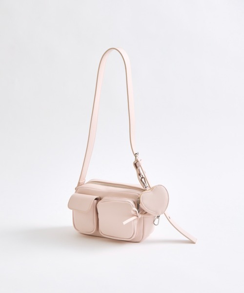 ハートポーチ付きショルダーバッグ（ショルダーバッグ）｜OLIVE des