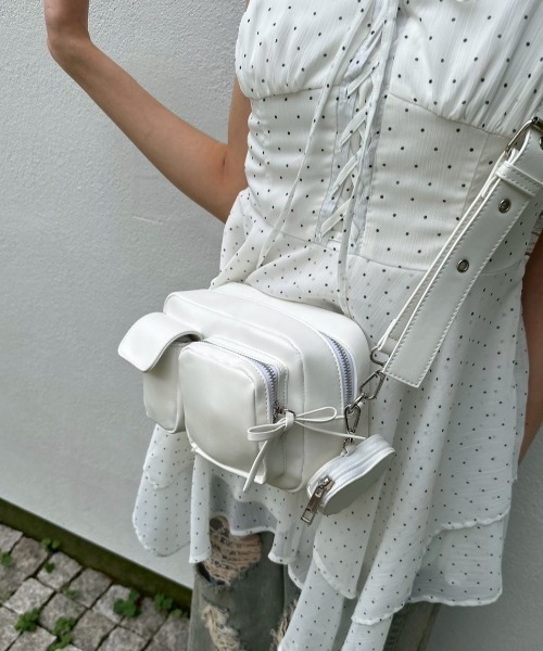 ハートポーチ付きショルダーバッグ（ショルダーバッグ）｜OLIVE des