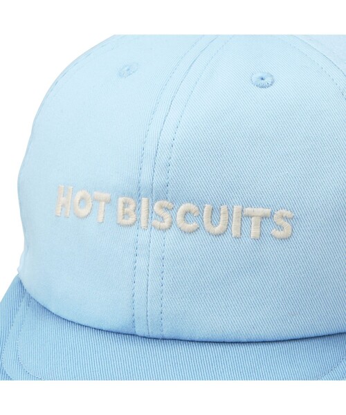 HOT BISCUITS（ホットビスケッツ）の「[UVカット]バイカラー ロゴキャップ（キャップ・キッズ・ブルー/ピンク・M(50-52cm)/SS(46-48cm)/S(48-50cm)/L(52-54cm)）」の4枚目の写真