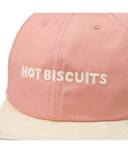 HOT BISCUITS（ホットビスケッツ）の「[UVカット]バイカラー ロゴキャップ（キャップ・キッズ・ブルー/ピンク・M(50-52cm)/SS(46-48cm)/S(48-50cm)/L(52-54cm)）」の9枚目の写真