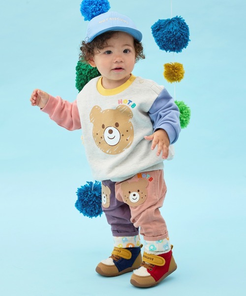 HOT BISCUITS（ホットビスケッツ）の「[UVカット]バイカラー ロゴキャップ（キャップ・キッズ・ブルー/ピンク・M(50-52cm)/SS(46-48cm)/S(48-50cm)/L(52-54cm)）」の16枚目の写真