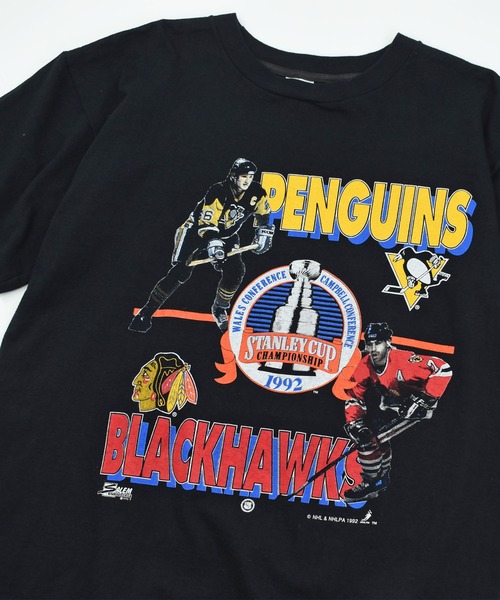 LABORATORY R(ラボラトリーアール)の「【USED】90’s SALEM “NHL Pittsburgh Penguins” ホッケー Tシャツ(Tシャツ/カットソー・メンズ・ブラック・LARGE)」の8枚目の写真