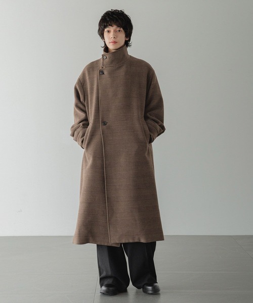 セール】【LFM(U)】ウールライクスタンドコート 494439（チェスター