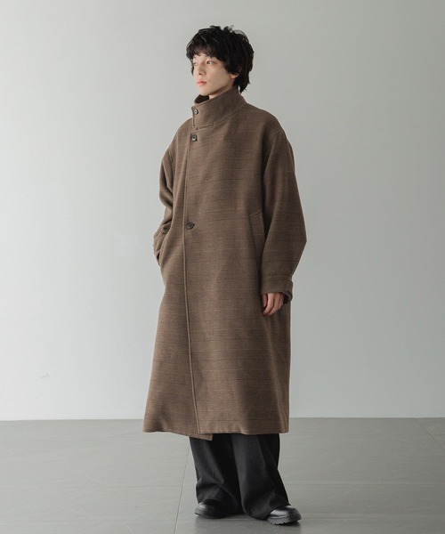 セール】【LFM(U)】ウールライクスタンドコート 494439（チェスター
