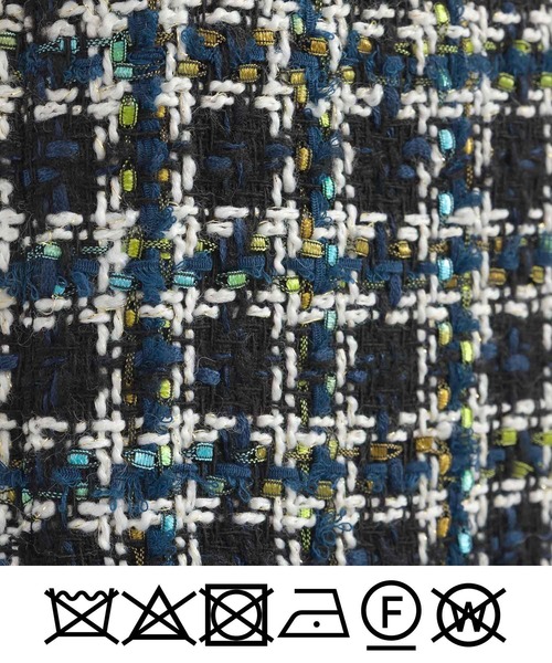 PICCIN PERLA（ピッチンペルラ）の「ポケットパールツイードワンピース（ワンピース・レディース・レッド系その他/ブルー系その他・M/S）」の17枚目の写真